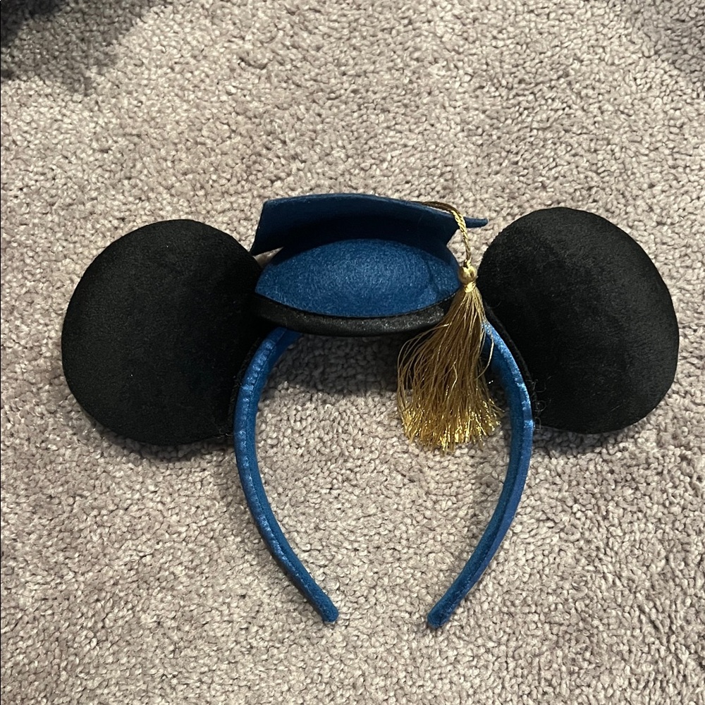 Class of 2023 Micky Ears Black and Blue Graduation Ears Headband